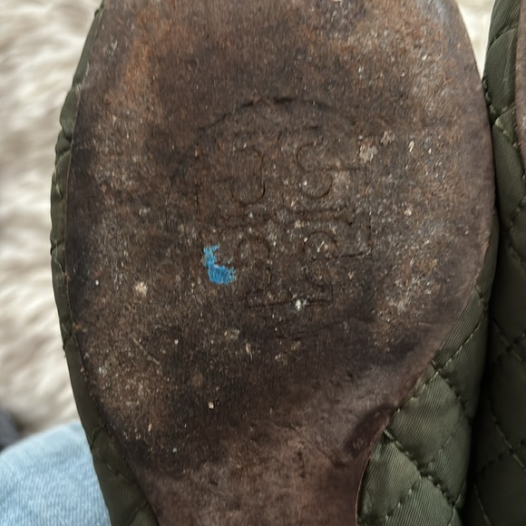 GUC Tory Birch Quilted Ballet Flats 9 - Picture 7 of 8